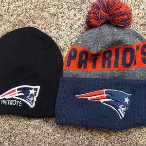 Bundle of 2 NE Patriots hat/beanie